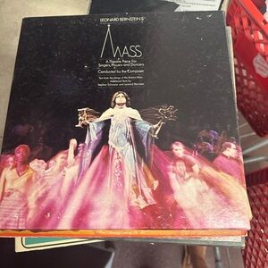 Dramatic Pink and Purple Vinyl Record Album Cover